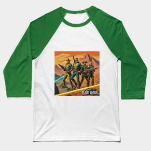 Flash Gordon and 3 Hawkmen Baseball T-Shirt